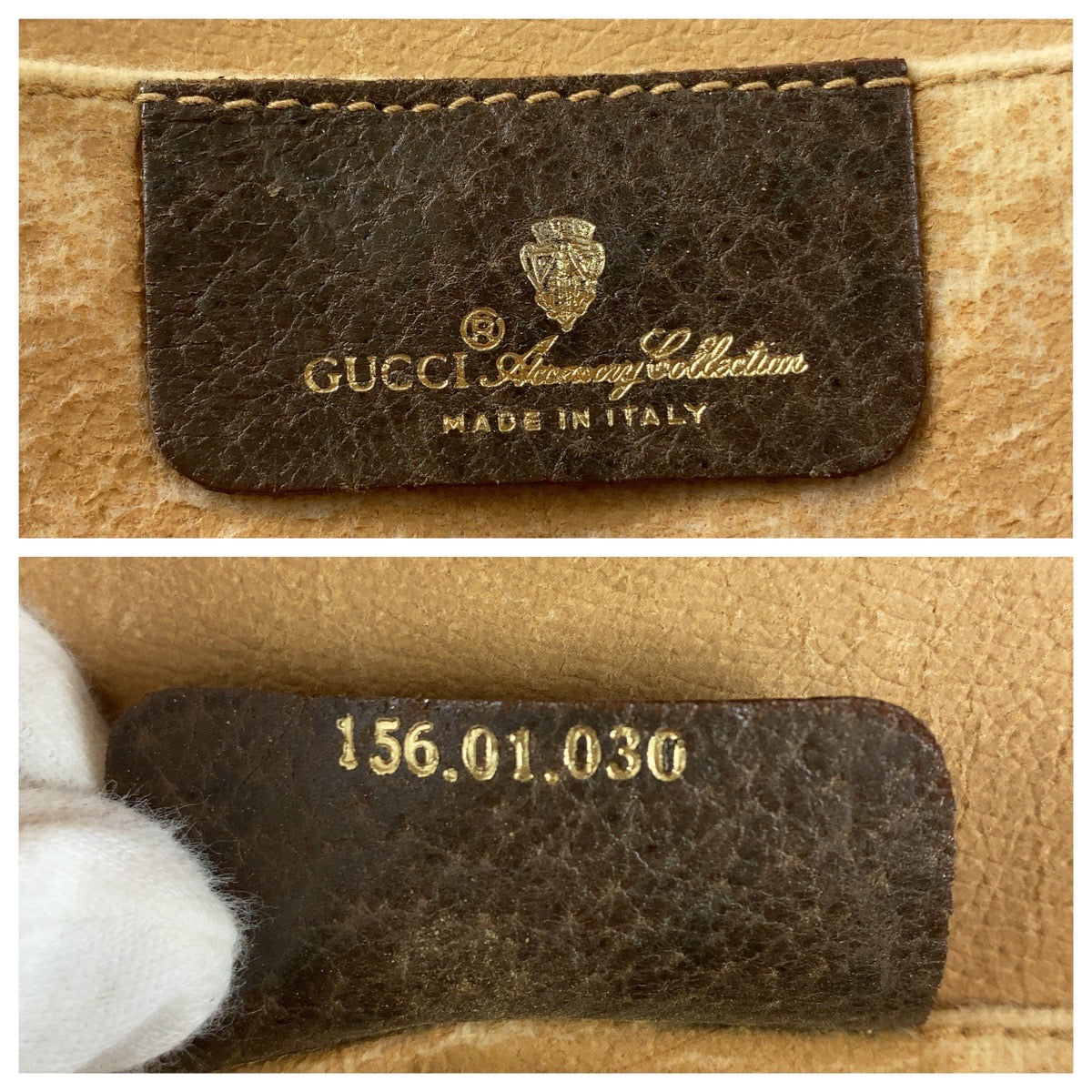 14293
GUCCI グッチ シェリーライン オールドグッチ ブラウン ゴールド金具 PVC / レザー 156 01 030 クラッチバッグ セカンドバッグ レディース