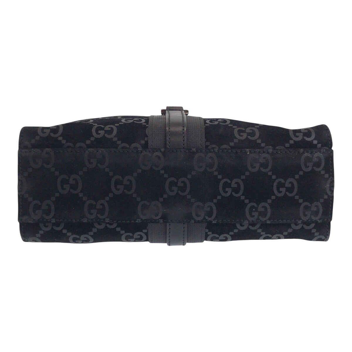 14307
GUCCI グッチ ジャッキーライン ブラック 黒 シルバー金具 スウェード / レザー 001 3734 ショルダーバッグ レディース