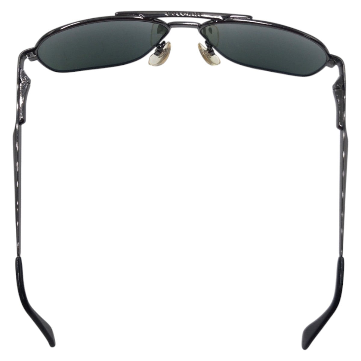 BVLGARI ブルガリ ブラック シルバー メタル M028129 501 108 135 サングラス ティアドロップ メンズ