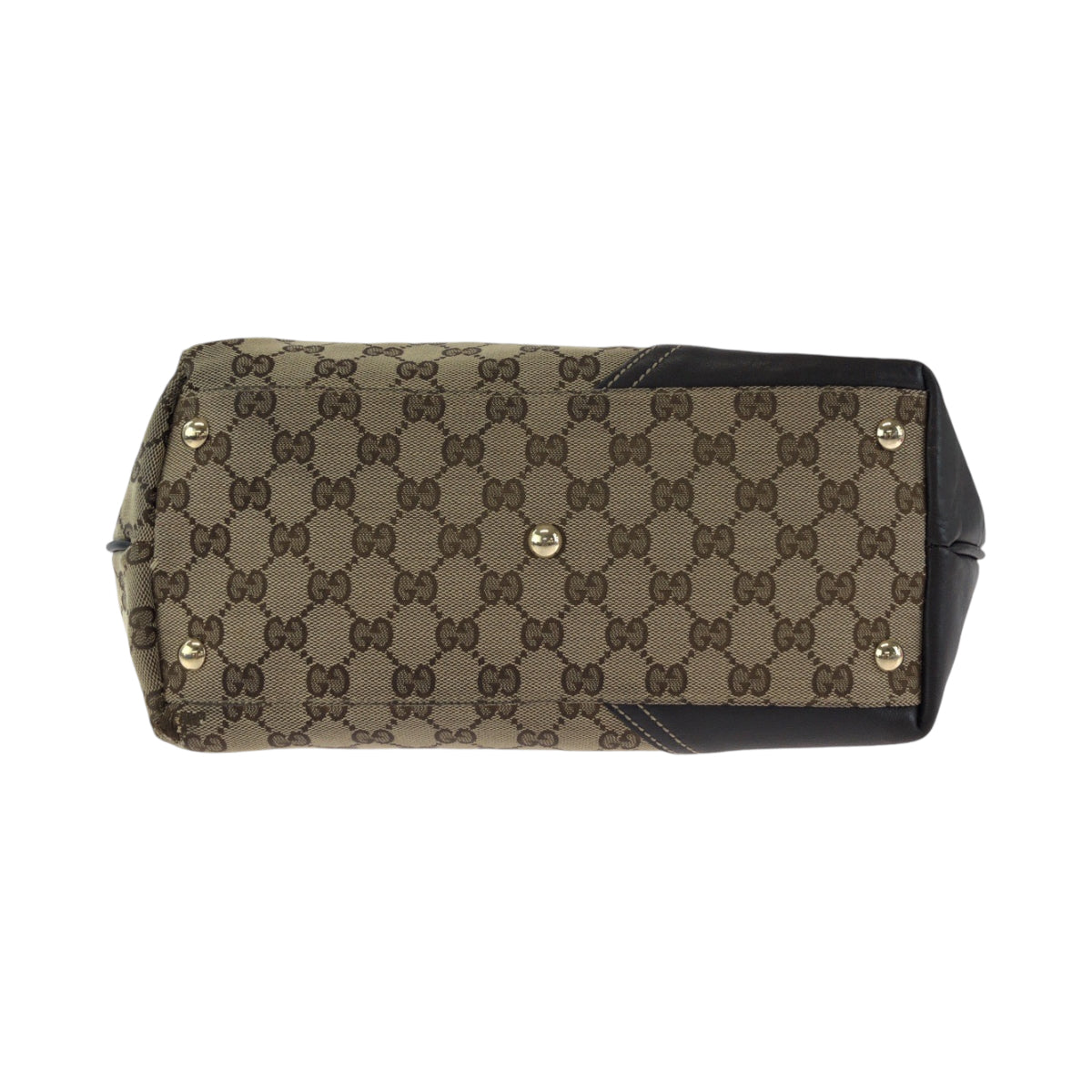 14326
GUCCI グッチ ベージュ ブラウン ゴールド金具 GGキャンバス 169946 トートバッグ ショルダーバッグ レディース