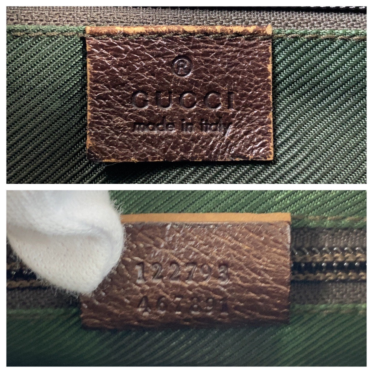 14341
GUCCI グッチ ブラウン ベージュ GGキャンバス 122793 斜め掛け ショルダーバッグ メッセンジャーバッグ レディース
