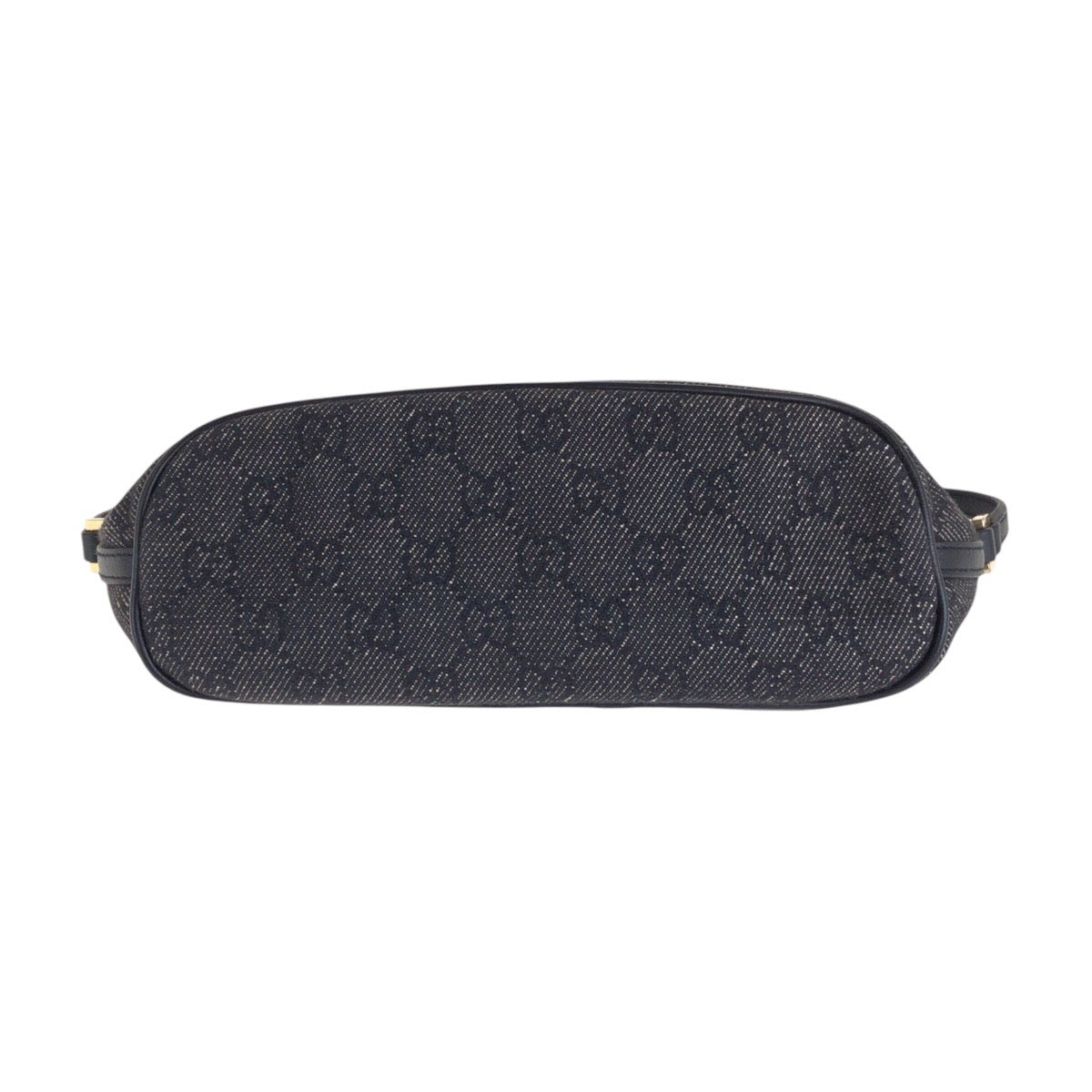 13866
GUCCI グッチ ブラック 黒 ゴールド金具 GGキャンバス / レザー 7198 ハンドバッグ アクセサリーポーチ レディース