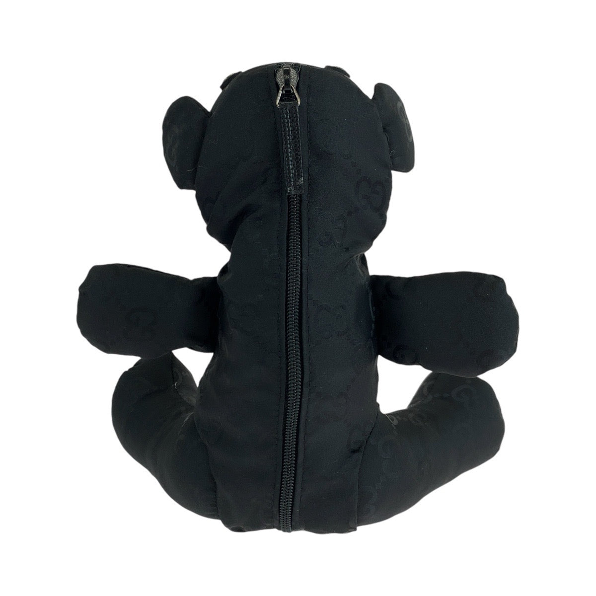 13885
GUCCI グッチ GG柄 テディベア ポーチ付き ブラック 黒 ナイロン 223669 トートバッグ エコバッグ レディース