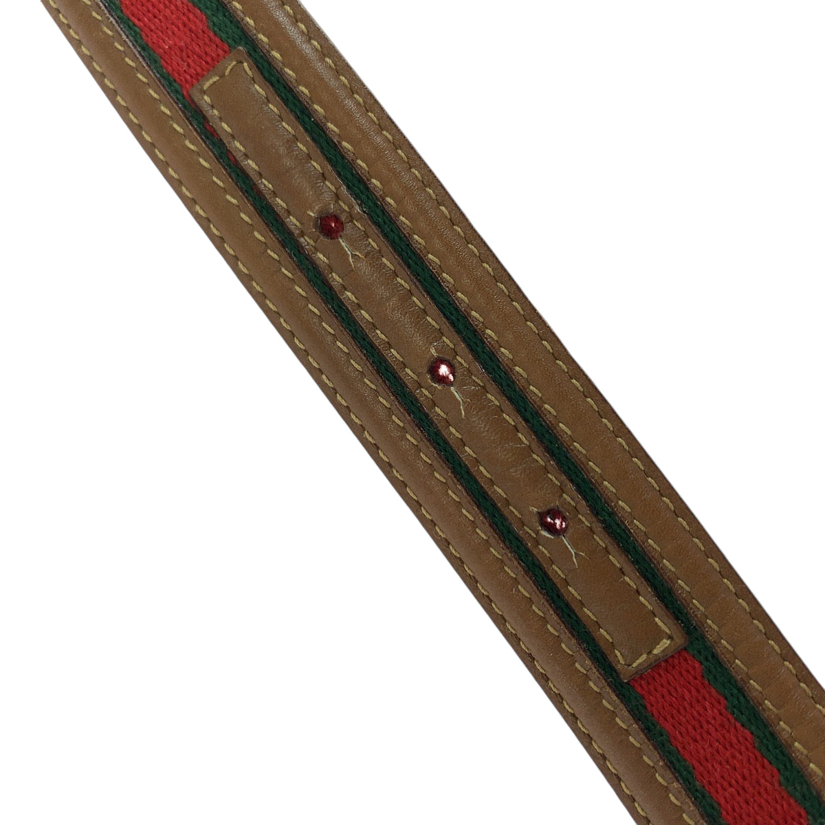 13897
GUCCI グッチ シェリーライン インターロッキング 75cm/30inc ブラウン シルバー金具 レザー 037 1192 ベルト 男女兼用 レディース