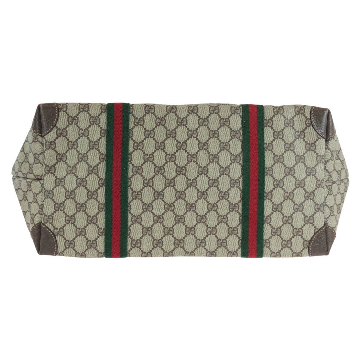 GUCCI グッチ ヴィンテージ オールドグッチ シェリーライン インターロッキング ブラウン ゴールド金具 GGスプリームキャンバス / レザー 012 39 6211 ボストンバッグ 男女兼用 レディース
