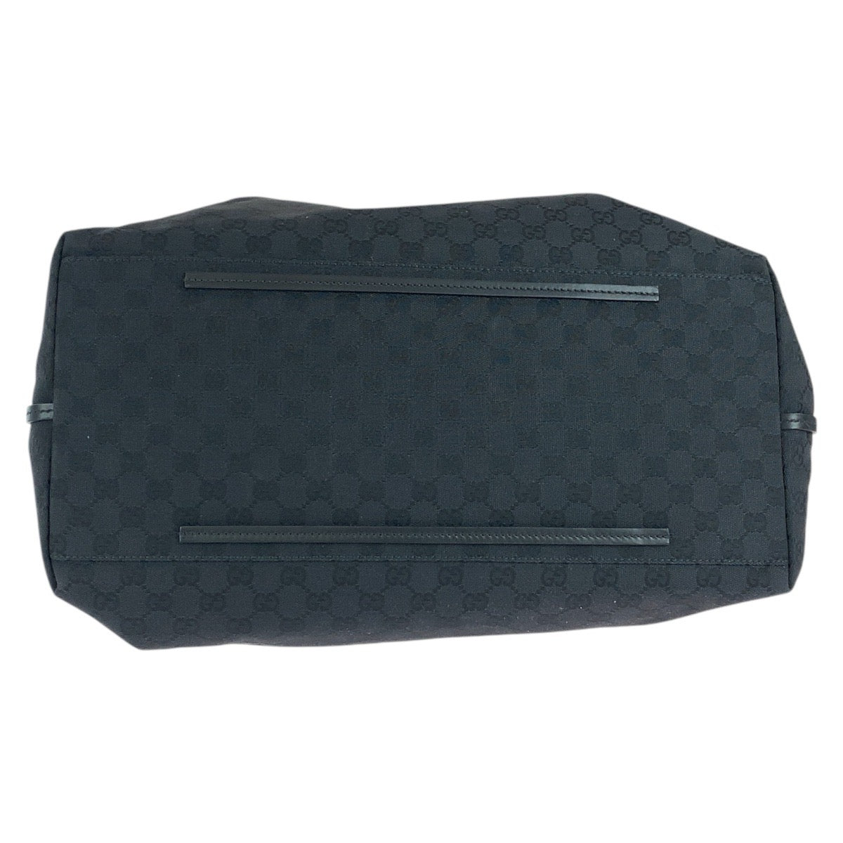 14425
GUCCI グッチ ブラック 黒 シルバー金具 GGキャンバス / レザー 101268 トートバッグ ショルダーバッグ 男女兼用 レディース