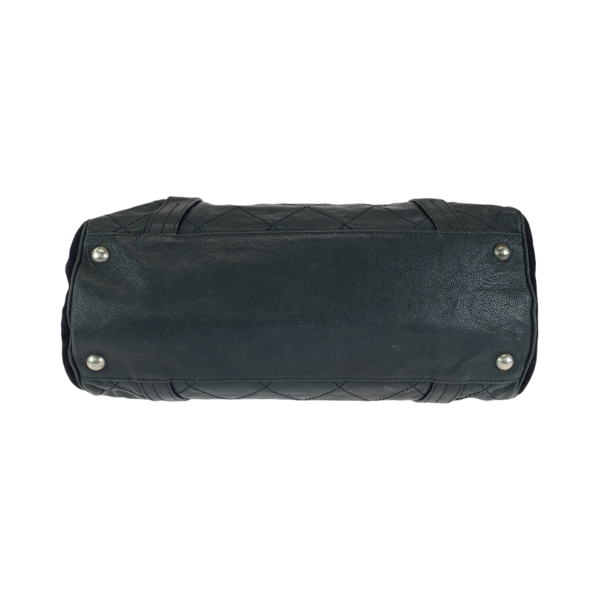 13934
CHANEL シャネル 2.55 マトラッセ ブラック 黒 シルバー金具 キャビアスキン ショルダーバッグ ハンドバッグ レディース