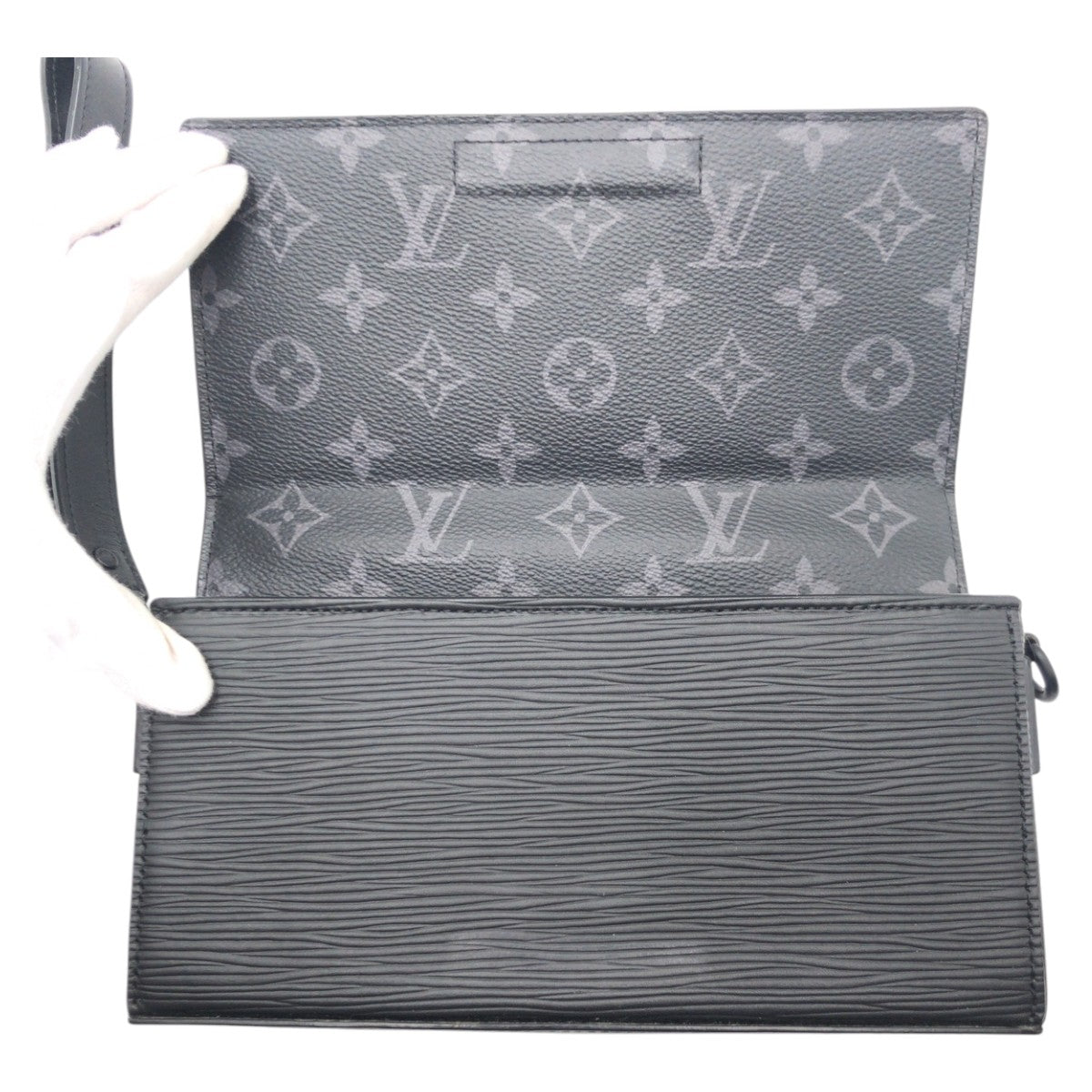 LOUIS VUITTON ルイヴィトン エピ ロング スリムウォレット ブラック 黒 エピレザー M80589 長財布 ロングウォレット メンズ ABP60