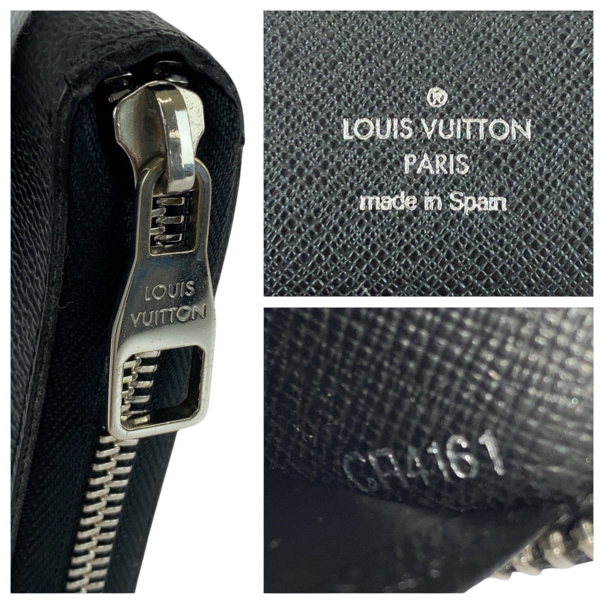 LOUIS VUITTON ルイヴィトン ダミエグラフィット ジッピーウォレット オーガナイザー ブラック 黒 シルバー金具 レザー N63077 長財布 ロングウォレット メンズ