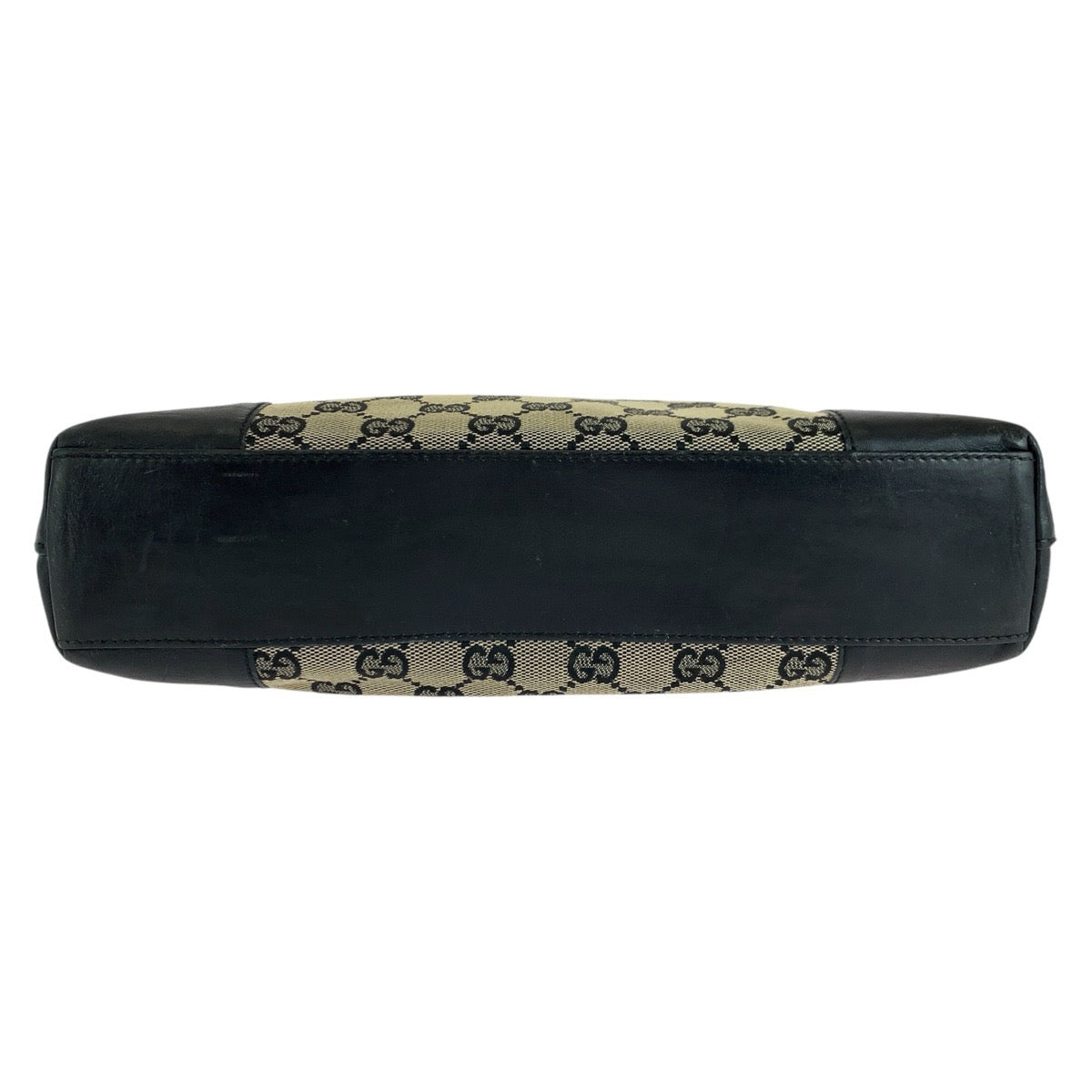 GUCCI グッチ ブラック 黒 ゴールド金具 GGキャンバス / レザー 001 4231 2123 ショルダーバッグ レディース