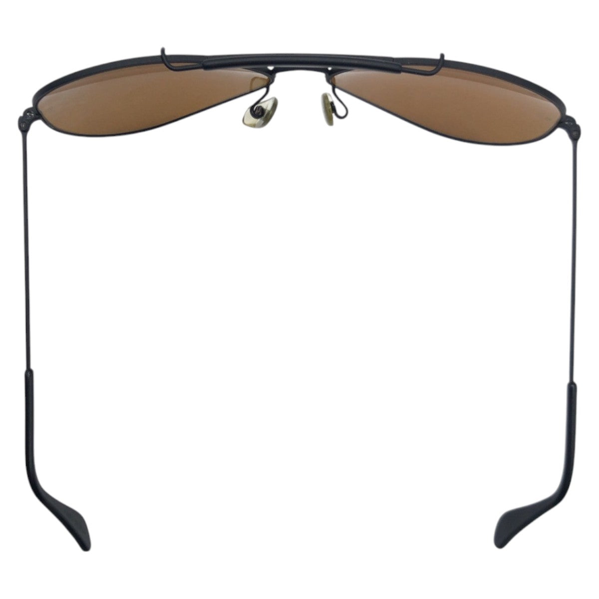 Ray-Ban レイバン ヴィンテージ B&L ボシュロム ブラウン ブラック 黒 メタル W1666 XOBJ サングラス ティアドロップ メンズ