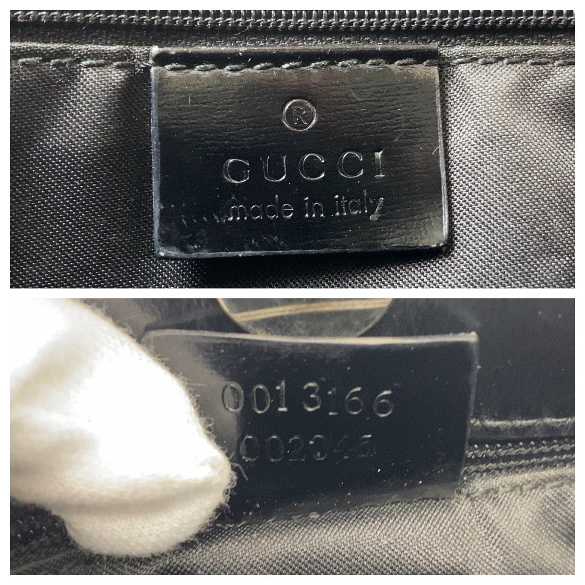 14527
GUCCI グッチ ブラック 黒 シルバー金具 GGキャンバス 13166 ショルダーバッグ レディース