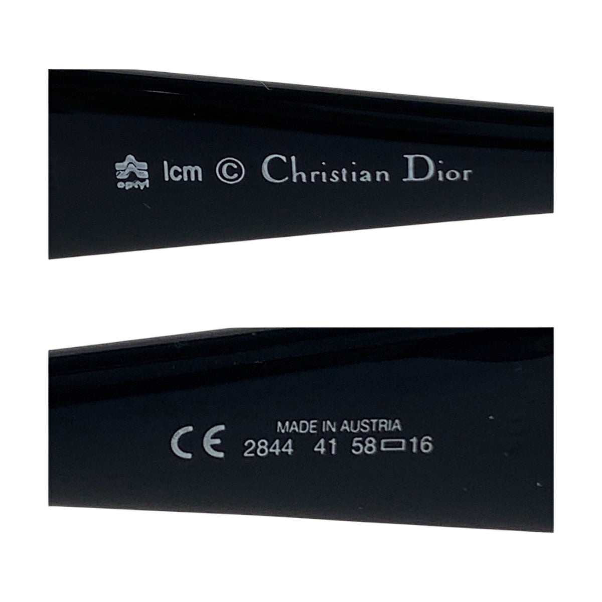 14585
Dior ディオール ヴィンテージ ブラック パープル ゴールド金具 プラスチック / メタル 2844 41 58◻︎16 サングラス 男女兼用 フォックス レディース