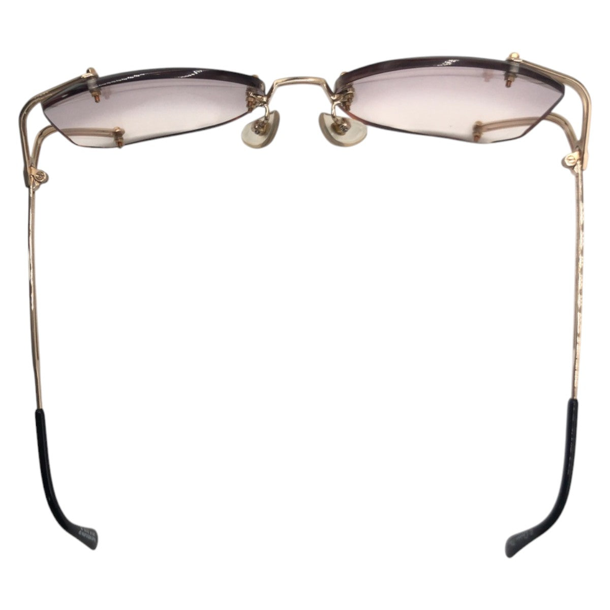 Dior ディオール ヴィンテージ CDロゴ ゴールド パープル メタル 2478 90 57◻︎18 125 サングラス バタフライ レディース