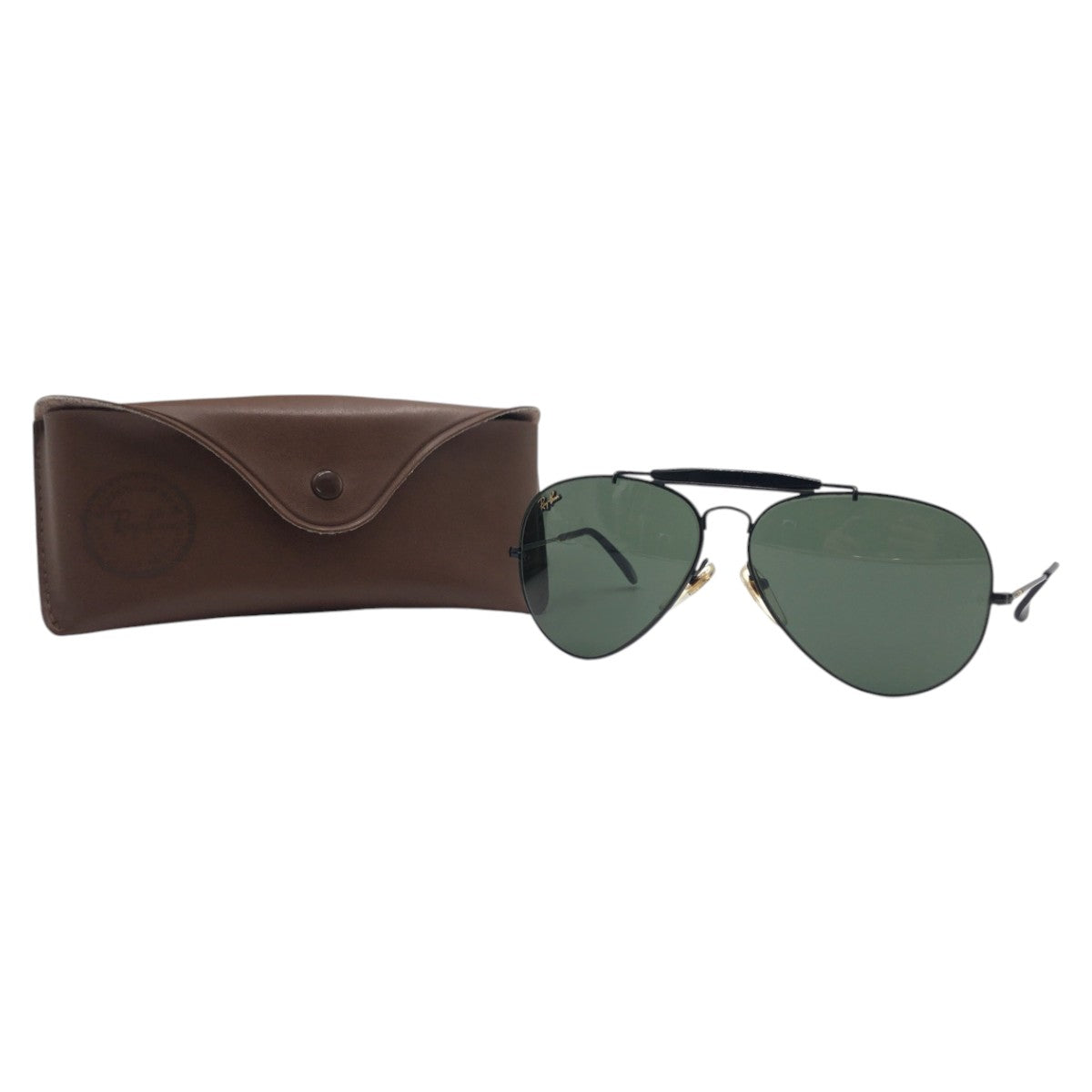 14596
Ray-Ban レイバン ヴィンテージ B&L RAY-BAN U.S.A アビエーター ブラック 黒 メタル サングラス 男女兼用 ティアドロップ メンズ
