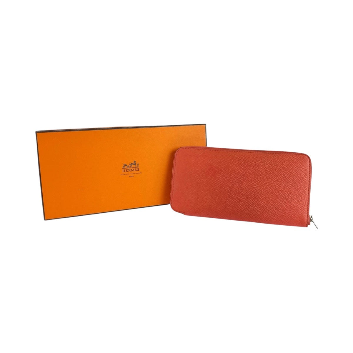14615
HERMES エルメス アザップロング シルクイン ローズジャイプール ピンク シルバー金具 ヴォーエプソン 長財布 ロングウォレット T刻印 レディース