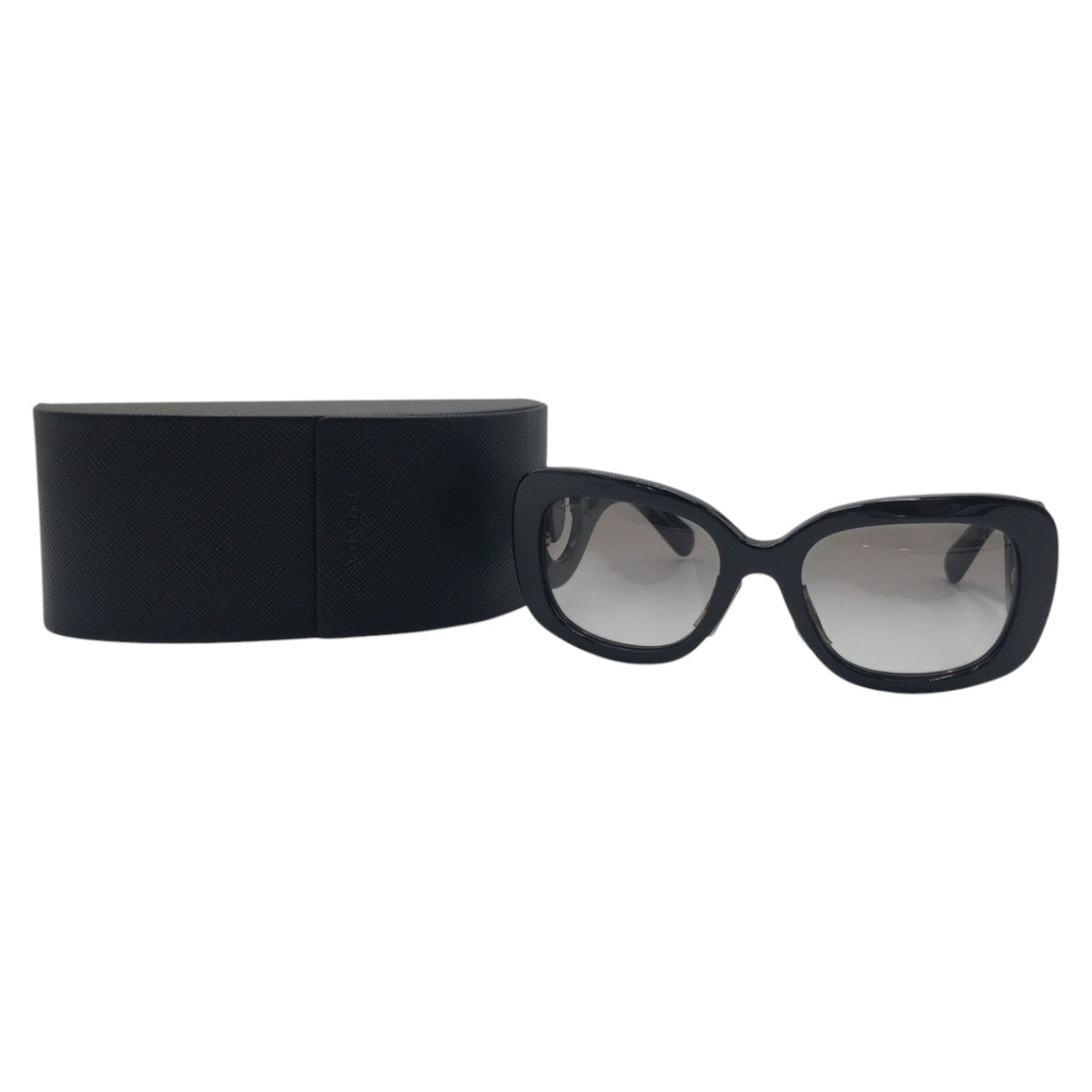 14675
PRADA プラダ ミニマル バロック ブラック 黒 プラスチック SPR270 5419 1AB 3M1 135 2N サングラス スクエア レディース