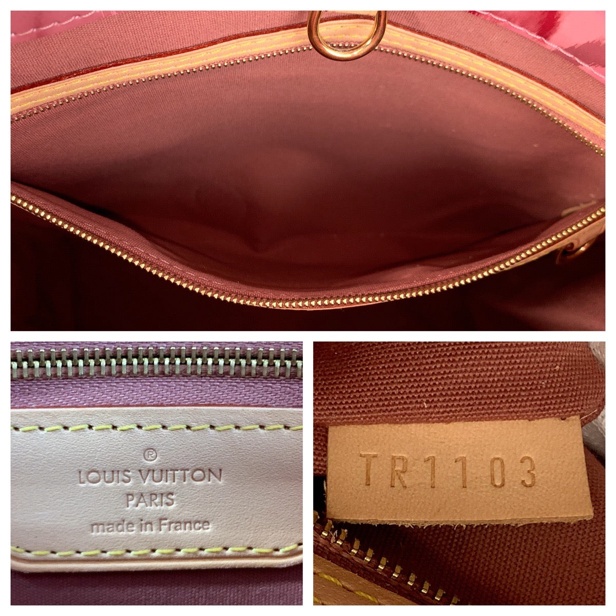 14682
LOUIS VUITTON ルイヴィトン イカットフラワー カタリーナNS ピンク ゴールド金具 ヴェルニ / レザー M90037 トートバッグ レディース