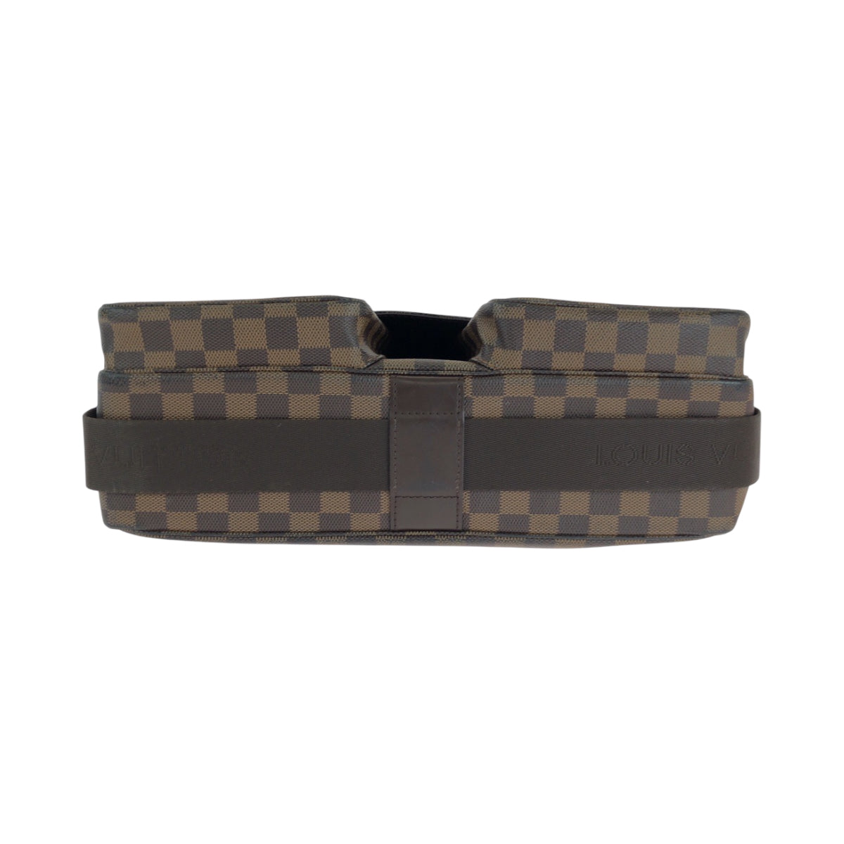 14692
LOUIS VUITTON ルイヴィトン ダミエ エベヌ ブロードウェイ ブラウン ゴールド金具 PVC N42270 ショルダーバッグ メンズ