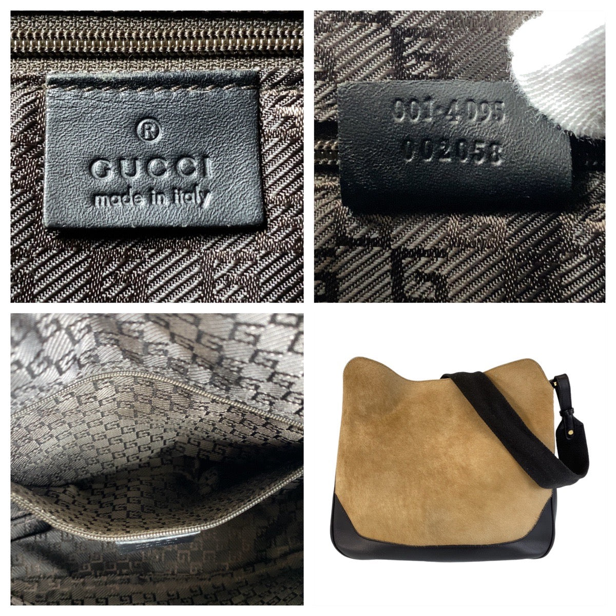 14711
GUCCI グッチ バンブー ベージュ ブラック 黒 ハラコ / レザー / バンブー 001 4095 ハンドバッグ ショルダーバッグ 2way レディース