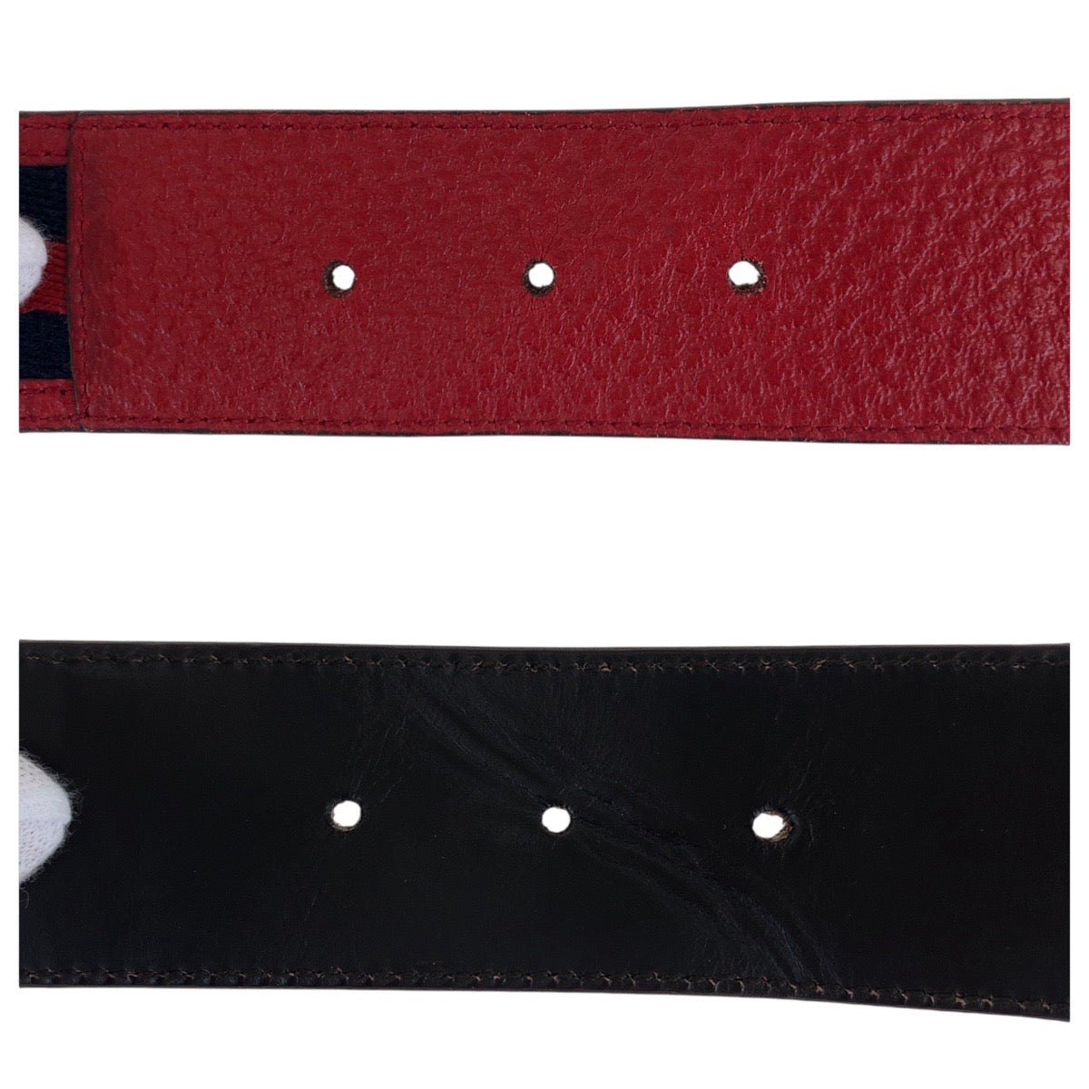 14723
GUCCI グッチ シェリーライン インターロッキング 75cm/30インチ レッド ネイビー ゴールド金具 キャンバス / レザー 114876 ベルト 男女兼用 メンズ