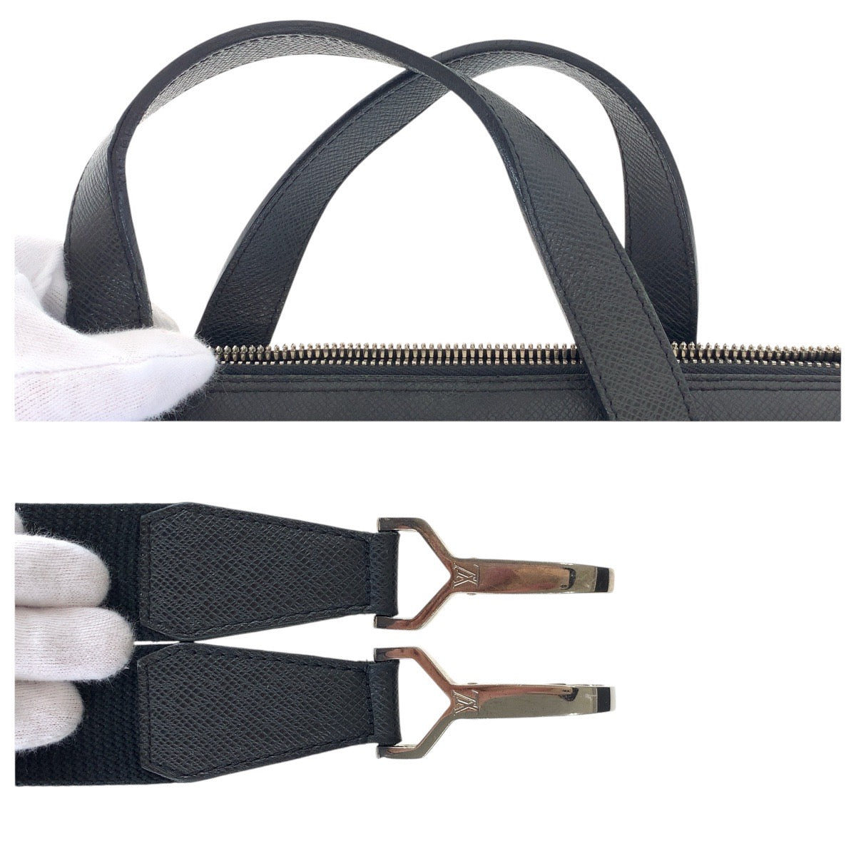 14733
LOUIS VUITTON ルイヴィトン タイガ アレクサンダー アルドワーズ ブラック 黒 シルバー金具 レザー M31162 ビジネスバッグ ブリーフケース 2way メンズ