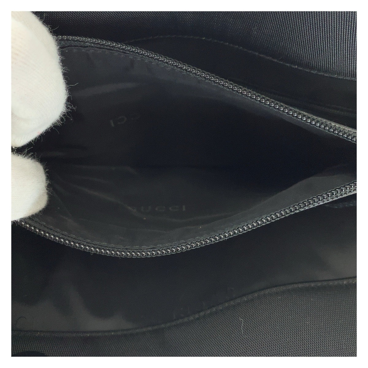 14877
GUCCI グッチ バンブー ブラック 黒 シルバー金具 ナイロン / バンブー 002 1010 トートバッグ ショルダーバッグ レディース