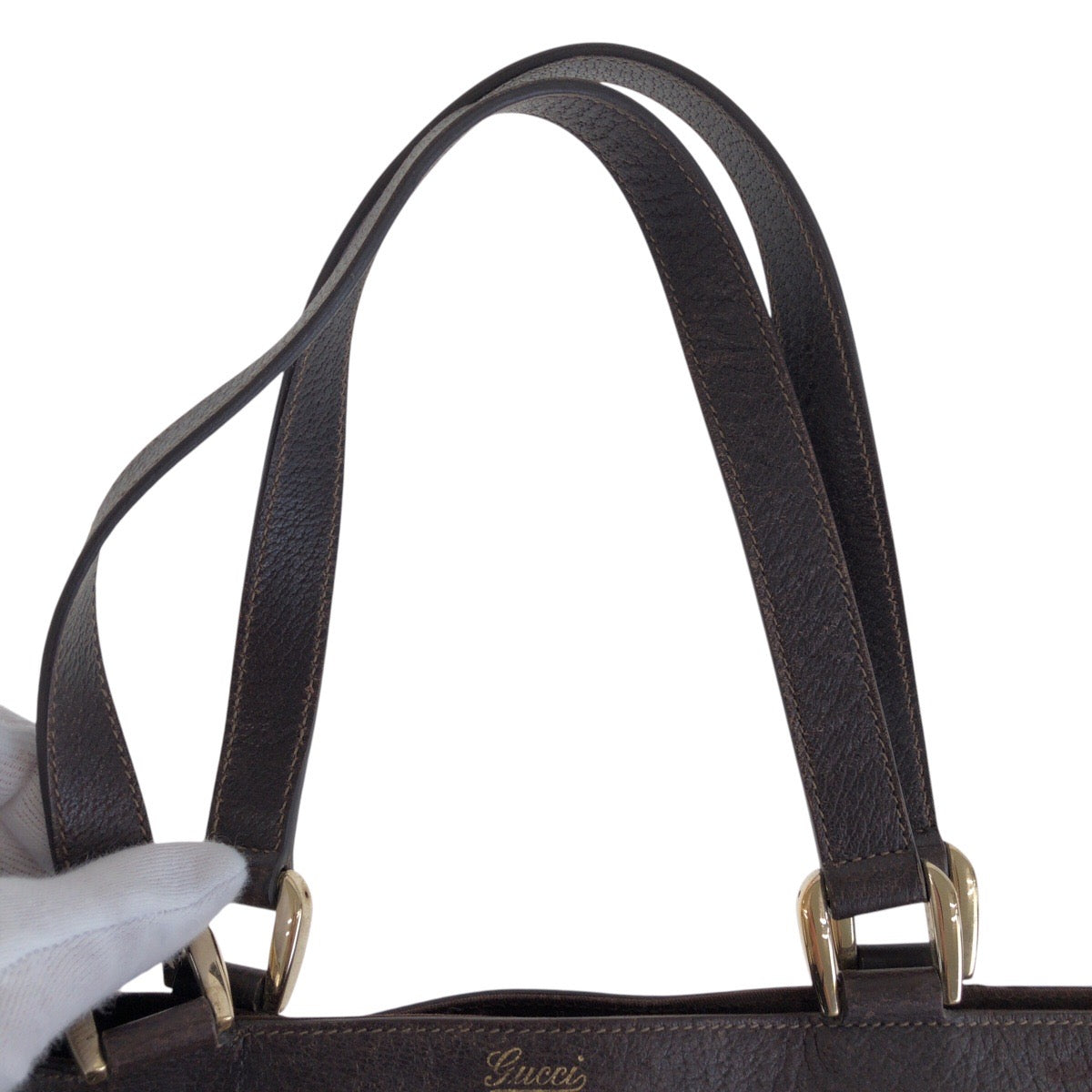 14888
GUCCI グッチ アビー ブラウン ゴールド金具 GGキャンバス / レザー 146247 トートバッグ ショルダーバッグ レディース
