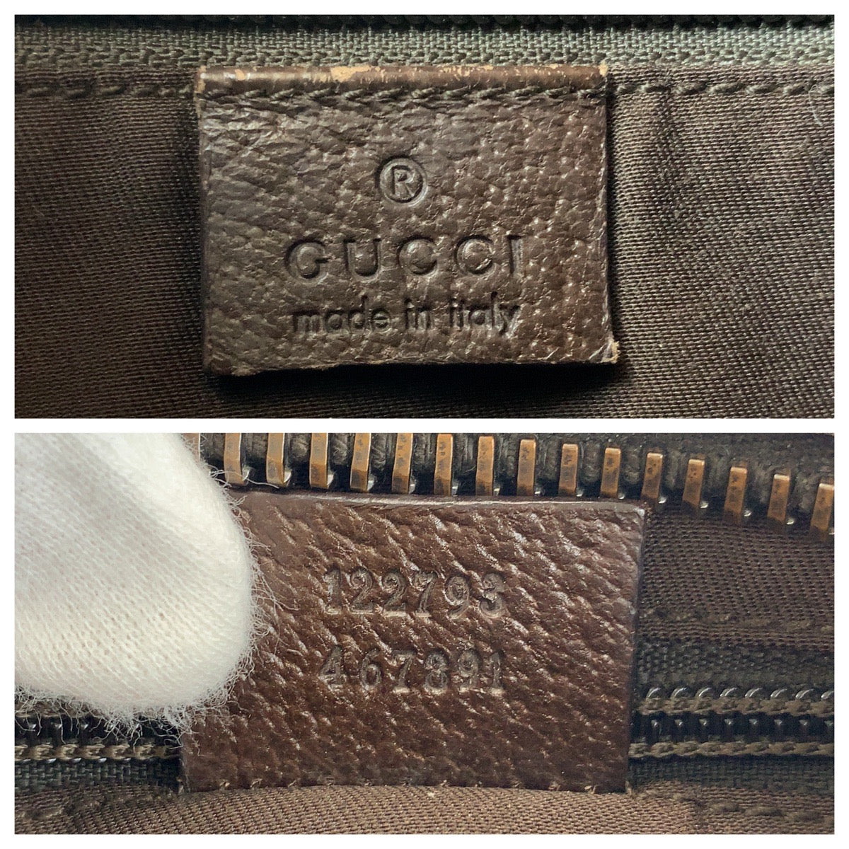 14940
GUCCI グッチ ブラウン ベージュ GGキャンバス / レザー 122793 ショルダーバッグ メッセンジャーバッグ レディース