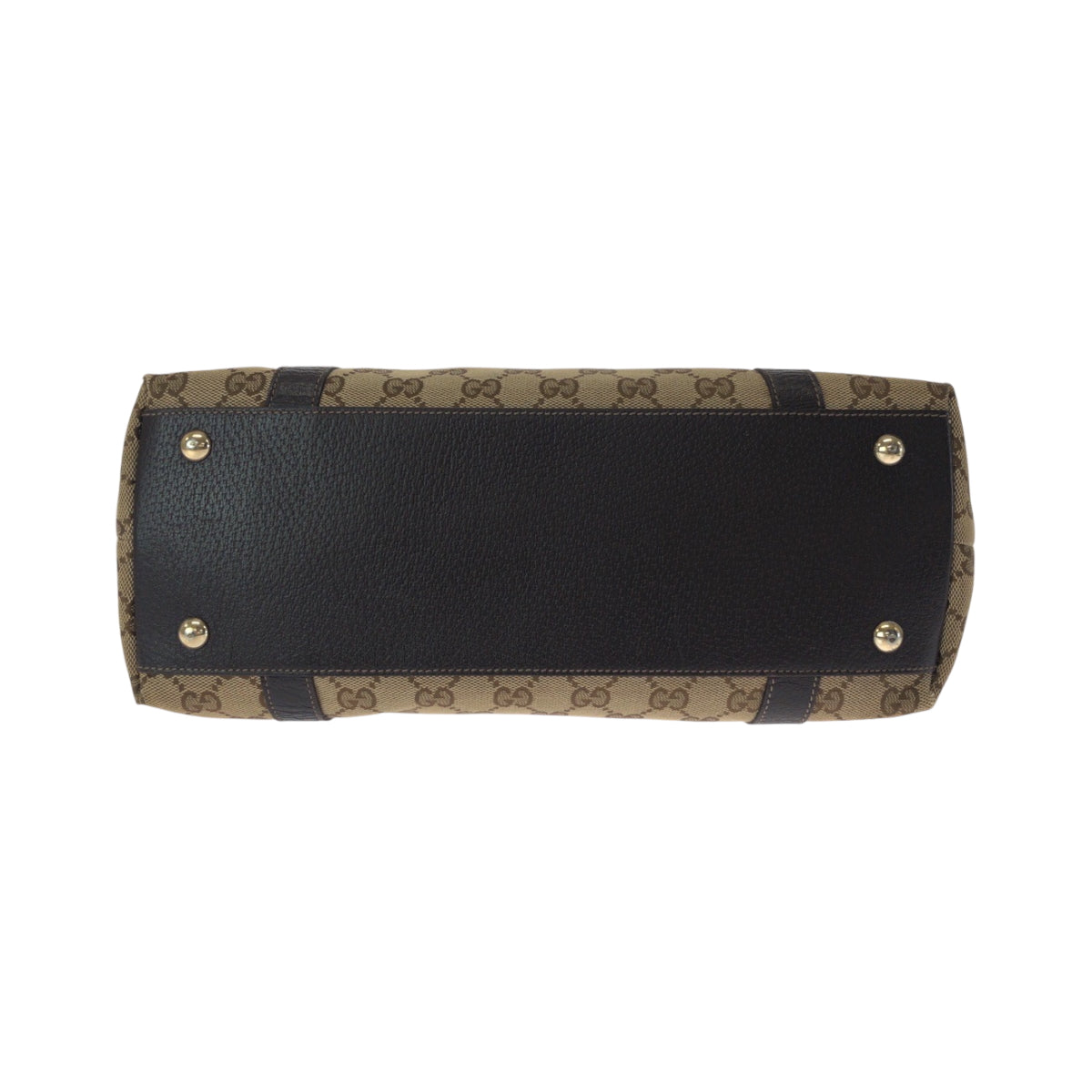 14965
GUCCI グッチ ベージュ ブラウン ゴールド金具 GGキャンバス 141470 トートバッグ ショルダーバッグ レディース