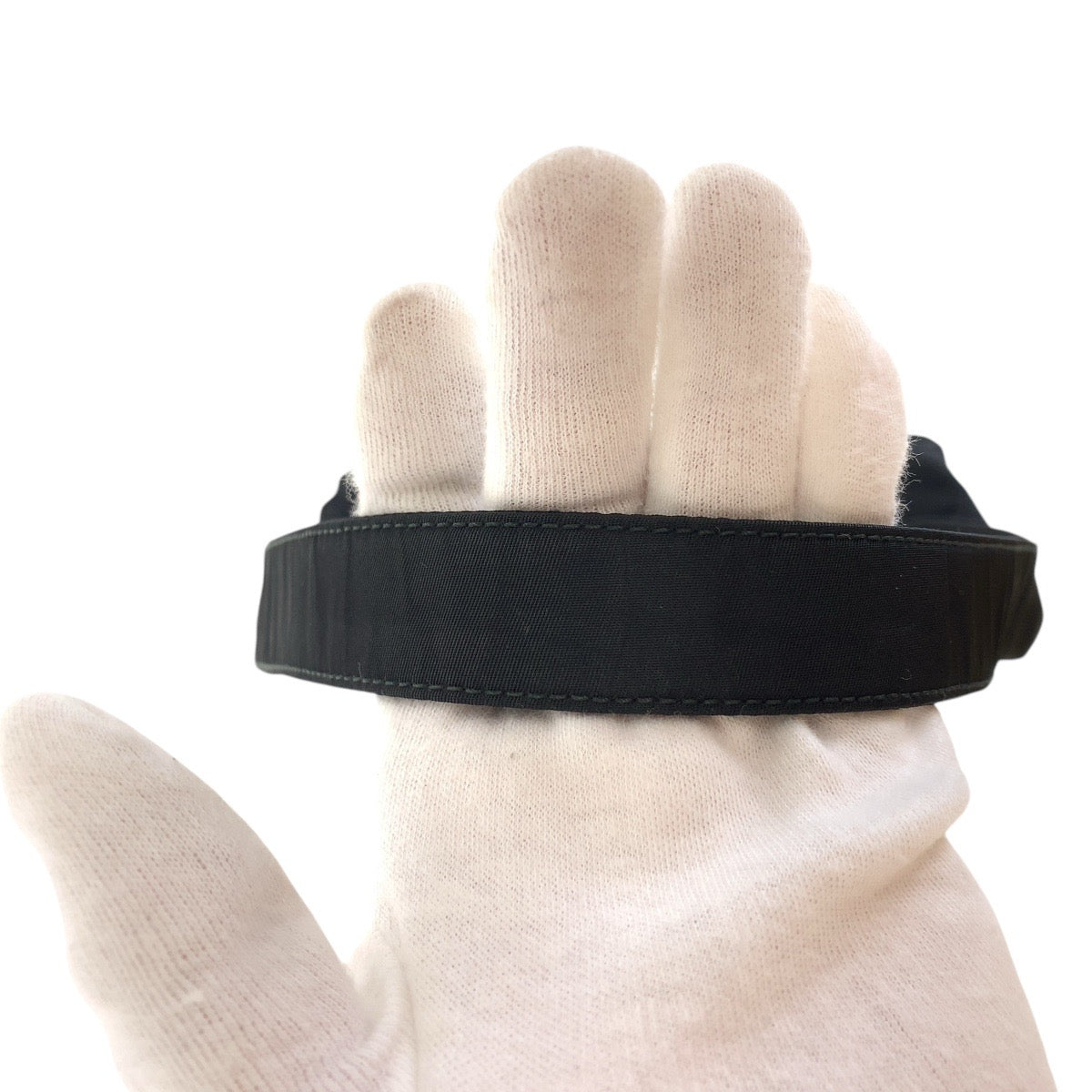 15007
PRADA プラダ テスート ブラック 黒 シルバー金具 ナイロン / プラスチック ショルダーバッグ レディース