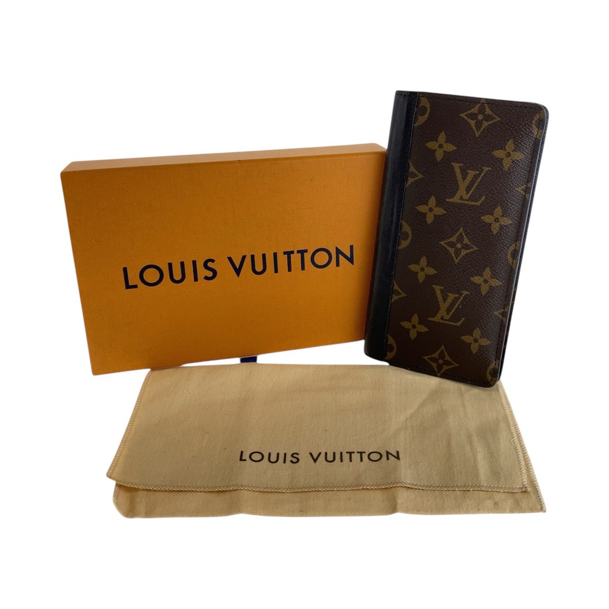 15066
LOUIS VUITTON ルイヴィトン モノグラム マカサー ポルトフォイユ ブラザ ブラウン ブラック 黒 PVC M69410 長財布 ロングウォレット メンズ