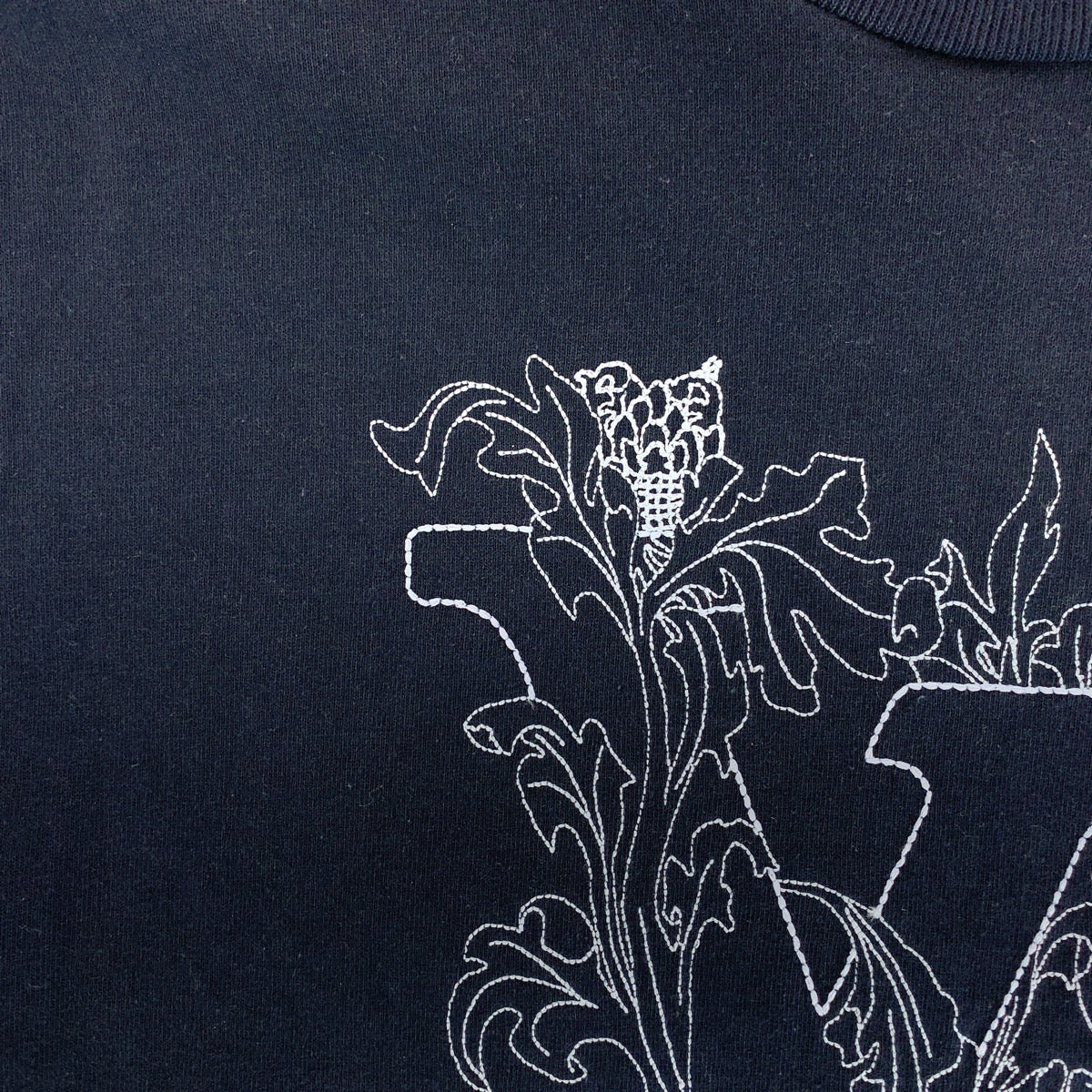 15224
LOUIS VUITTON ルイヴィトン LVロゴ フラワー 刺繍 サイズS コットン RM202 NPL HJY68W 半袖Tシャツ クルーネック メンズ