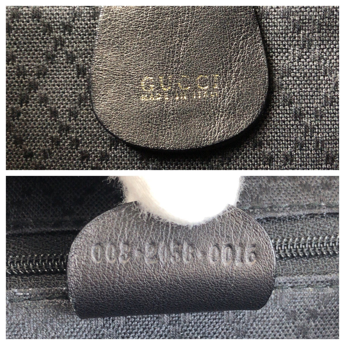 15235
GUCCI グッチ バンブー ブラック ゴールド金具 レザー 003 2058 0016 リュック バックパック レディース