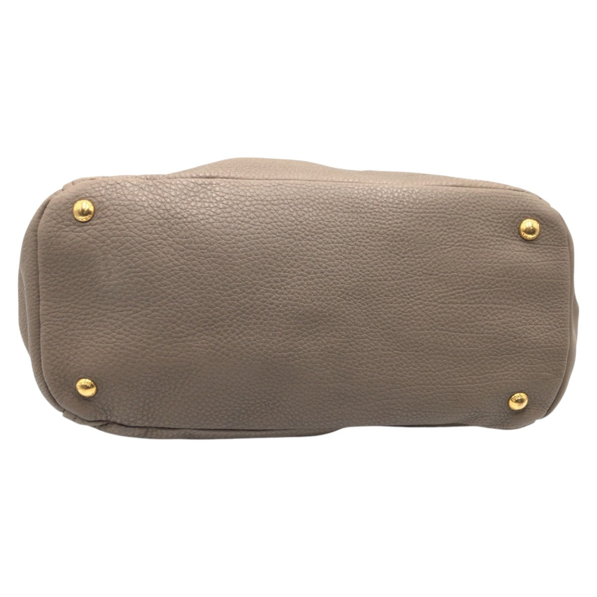 15249
PRADA プラダ ヴィッテロダイノ ベージュ ゴールド金具 レザー トートバッグ ハンドバッグ レディース ABP40