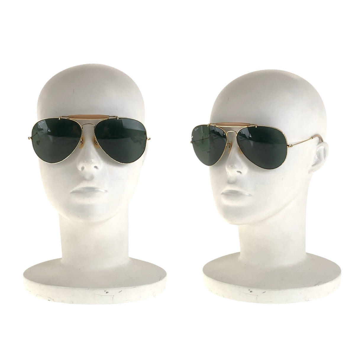 15390
Ray-Ban レイバン ヴィンテージ B&L RAY-BAN U.S.A カーキ オリーブ ゴールド金具 ガラス / メタル 62□14 サングラス ティアドロップ メンズ