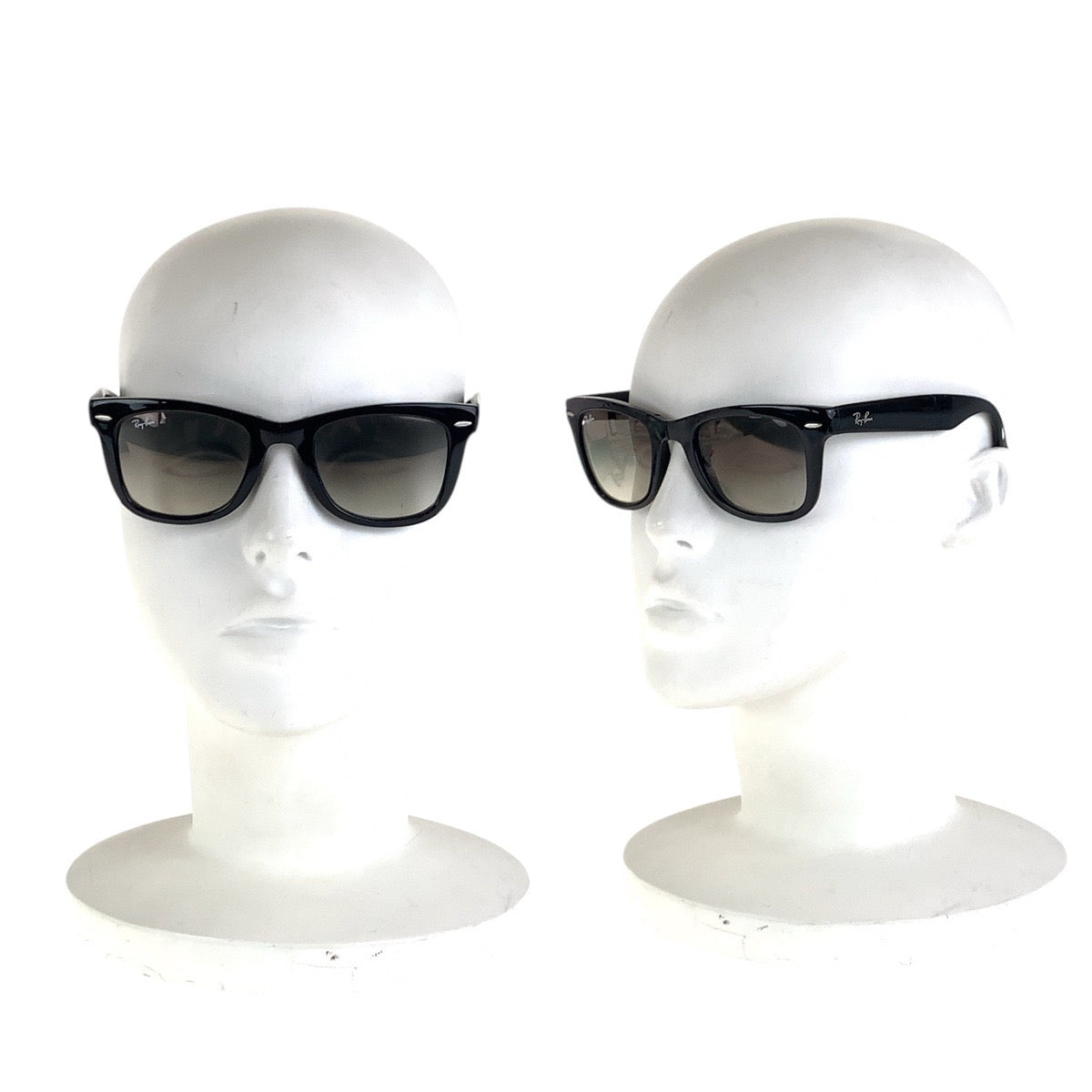 15395
Ray-Ban レイバン ブラック シルバー金具 プラスチック RB4105 601/32 50□22 2N 折りたたみ式サングラス ウェリントン メンズ