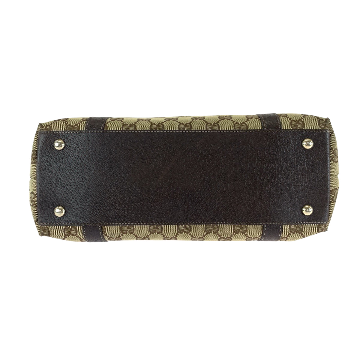 15446
GUCCI グッチ ブラウン ベージュ ゴールド金具 GGキャンバス 141470 トートバッグ ショルダーバッグ レディース