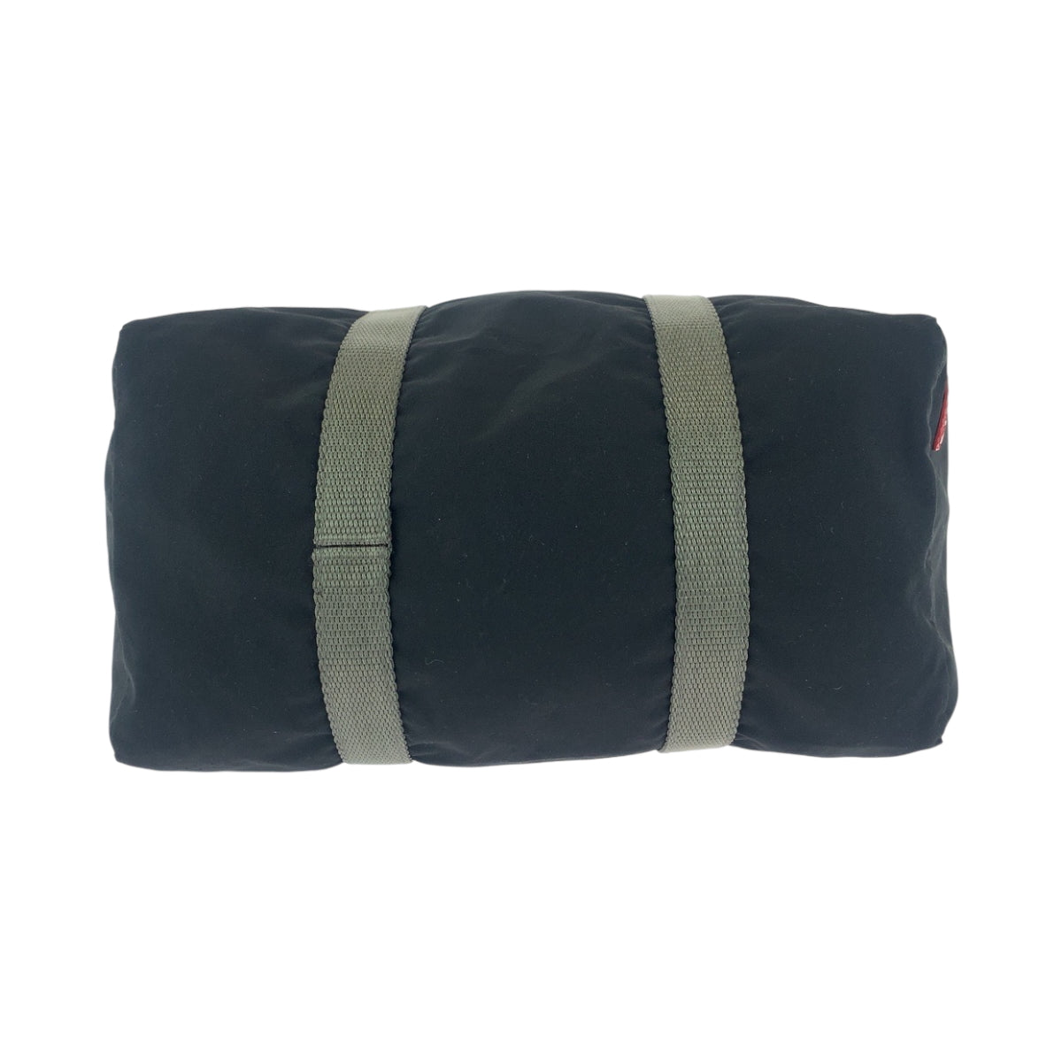 15490
PRADA プラダ テスート プラダスポーツ ブラック グレー シルバー金具 ナイロン ボストンバッグ ハンドバッグ レディース