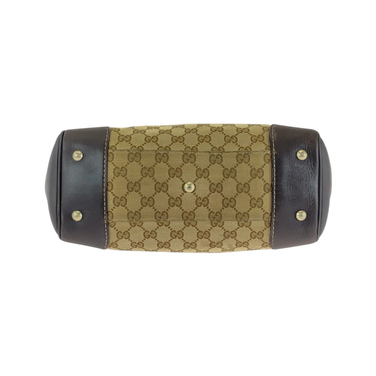 15495
GUCCI グッチ シェリーライン ベージュ ブラウン 茶 ゴールド金具 GGキャンバス / レザー 257061 トートバッグ ショルダーバッグ レディース