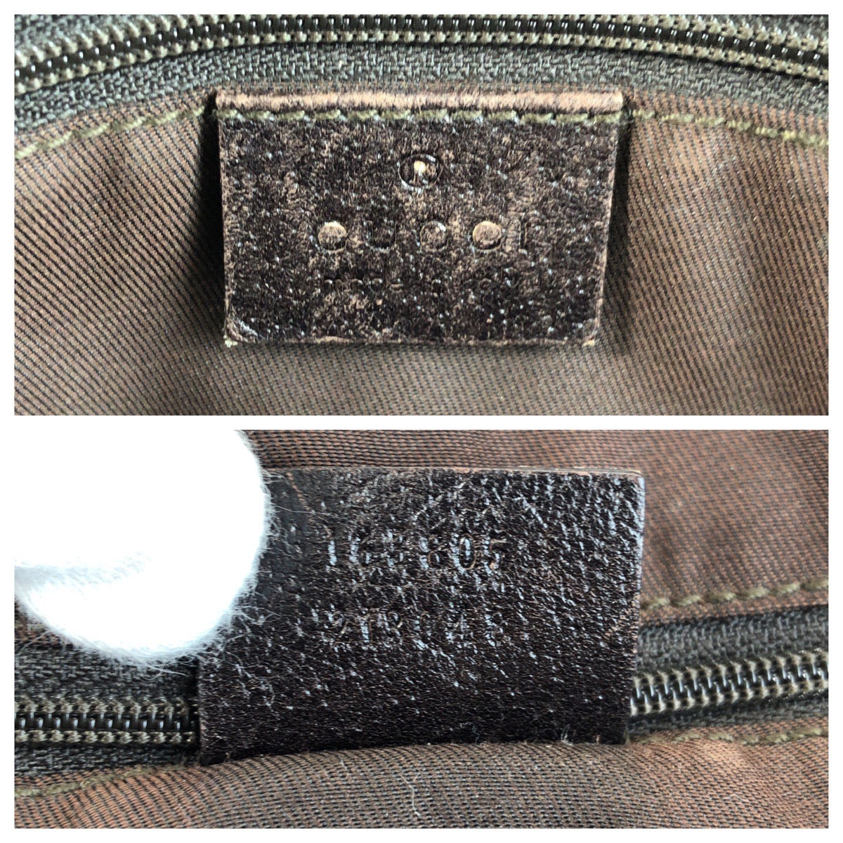 15536
GUCCI グッチ プリンシー ブラウン ベージュ ゴールド金具 GGキャンバス / レザー 16805 トート ショルダーバッグ レディース