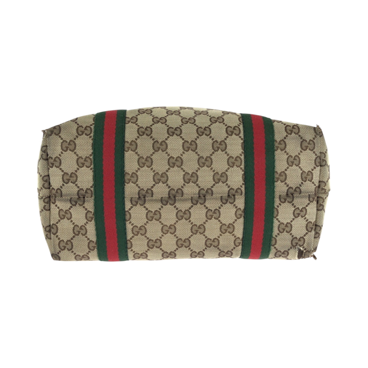 15542
GUCCI グッチ シェリーライン ベージュ アイボリー ゴールド金具 GGキャンバス 137396 トートバッグ ショルダーバッグ レディース