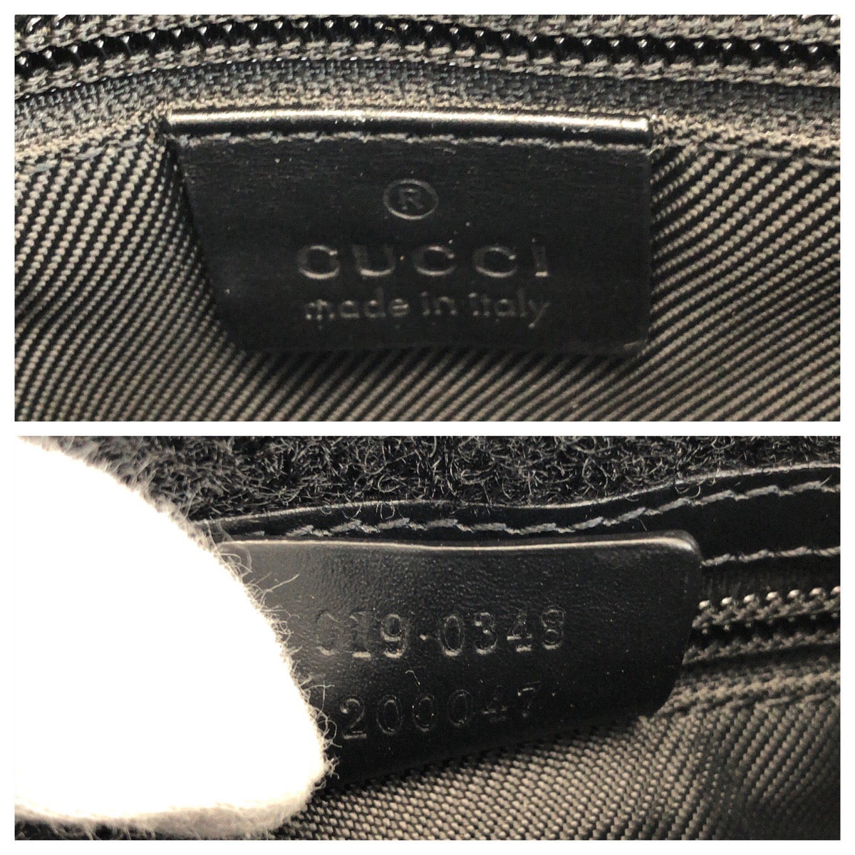 15601
GUCCI グッチ ベージュブラック GGキャンバス / レザー 019 0348 ショルダーバッグ ポシェット レディース ABP27