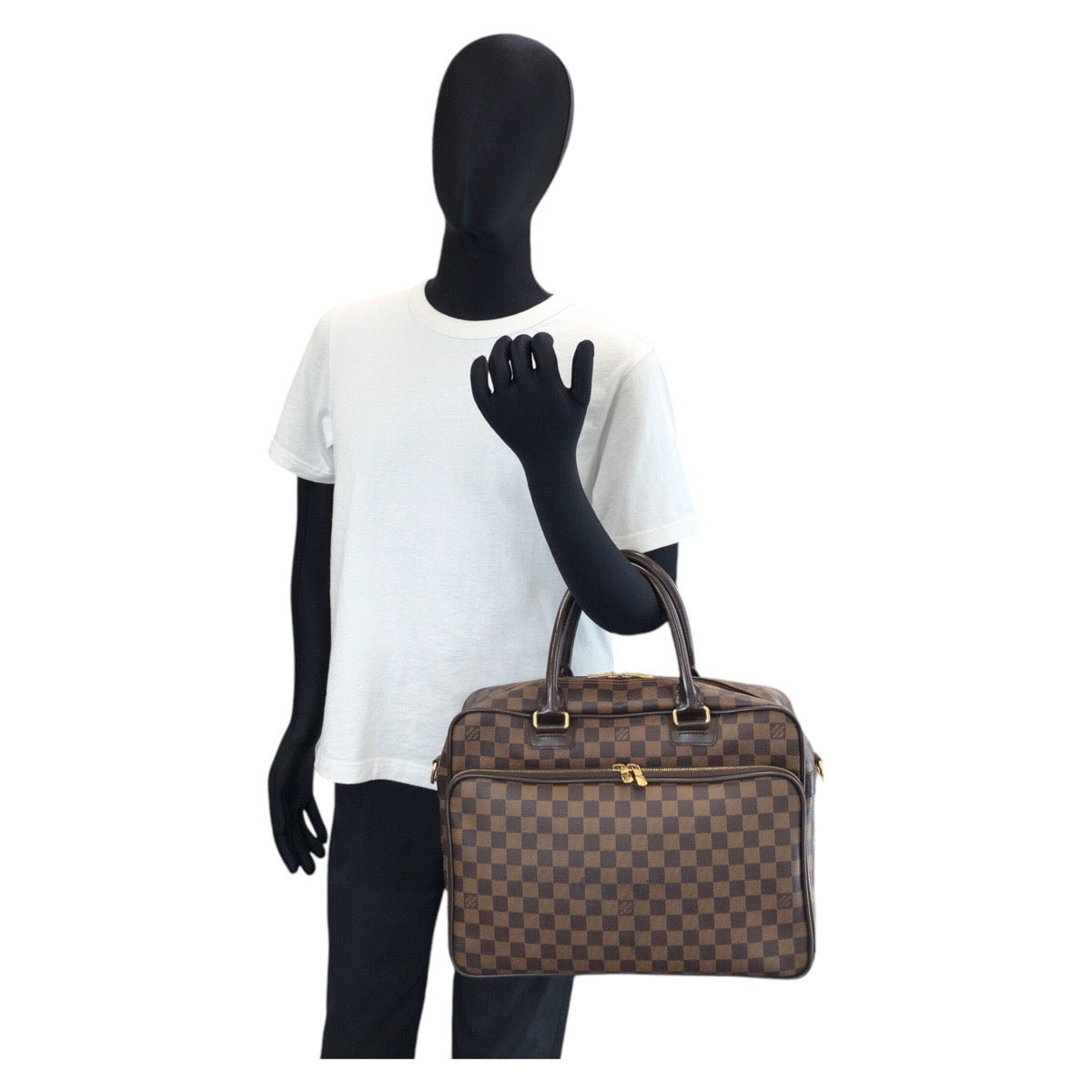 15608
LOUIS VUITTON ルイヴィトン ダミエ イカール イカール PVC / レザー N23252 ビジネスバッグ ブリーフケース メンズ