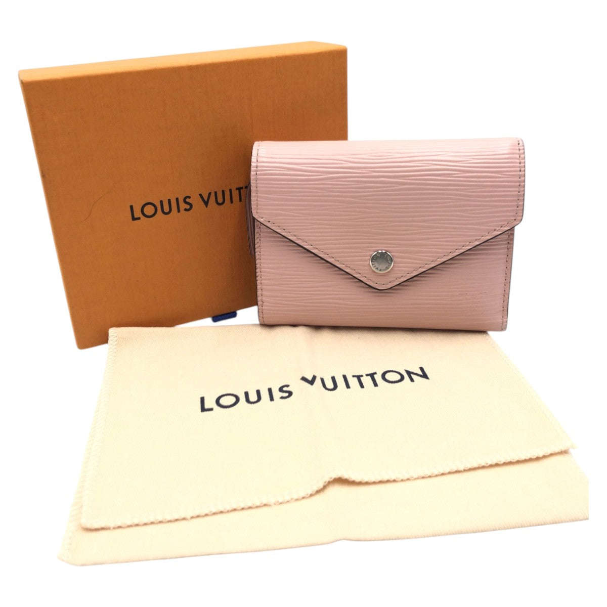 15714
LOUIS VUITTON ルイヴィトン エピ ポルトフォイユ ヴィクトリーヌ ピンク ローズバレリーヌ エピレザー M62946 三つ折り財布 折財布 コンパクトウォレット レディース