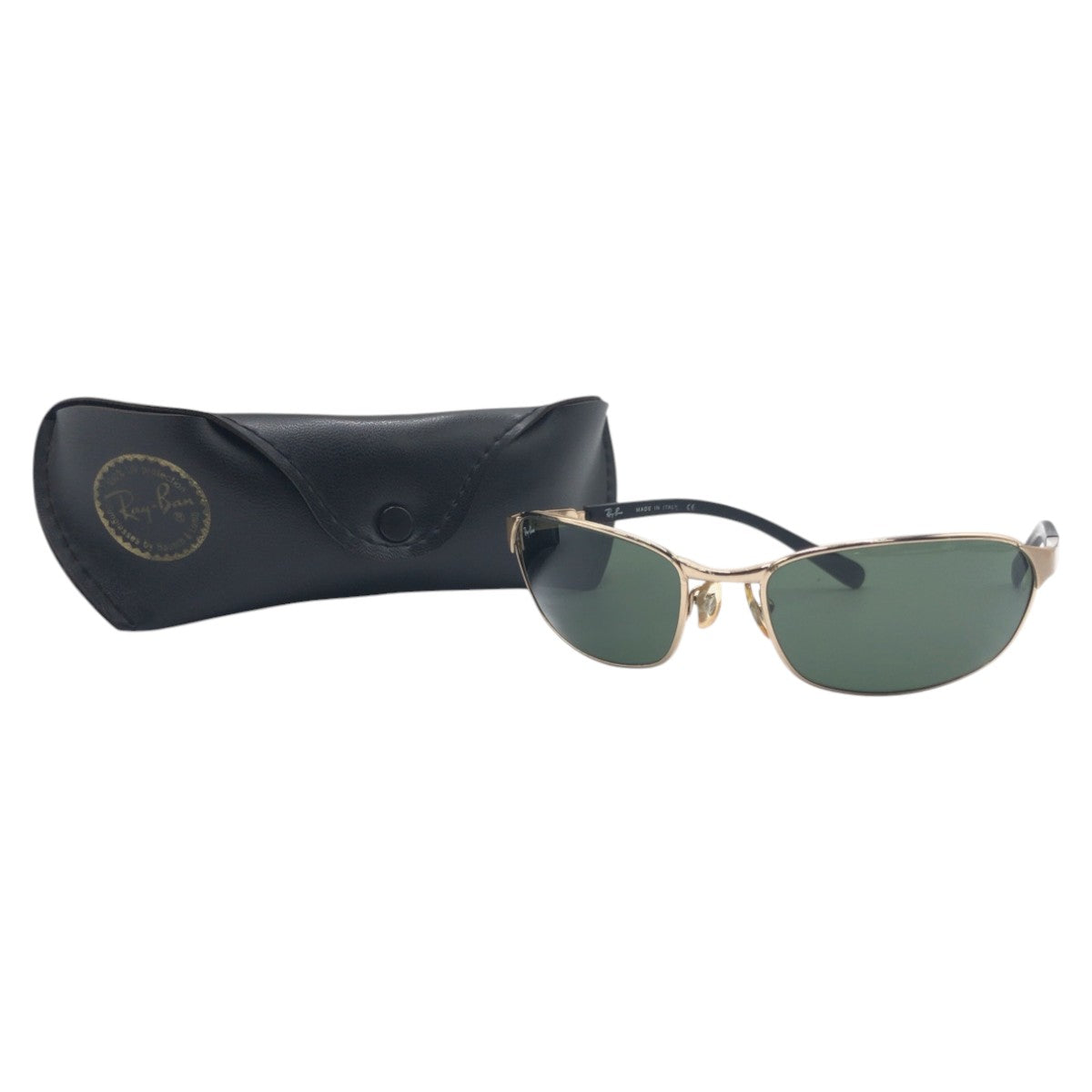 15799
Ray-Ban レイバン スカイウォー ゴールド グリーン ブラック 黒 メタル RB3146 001 60018 サングラス 男女兼用 スクエア メンズ
