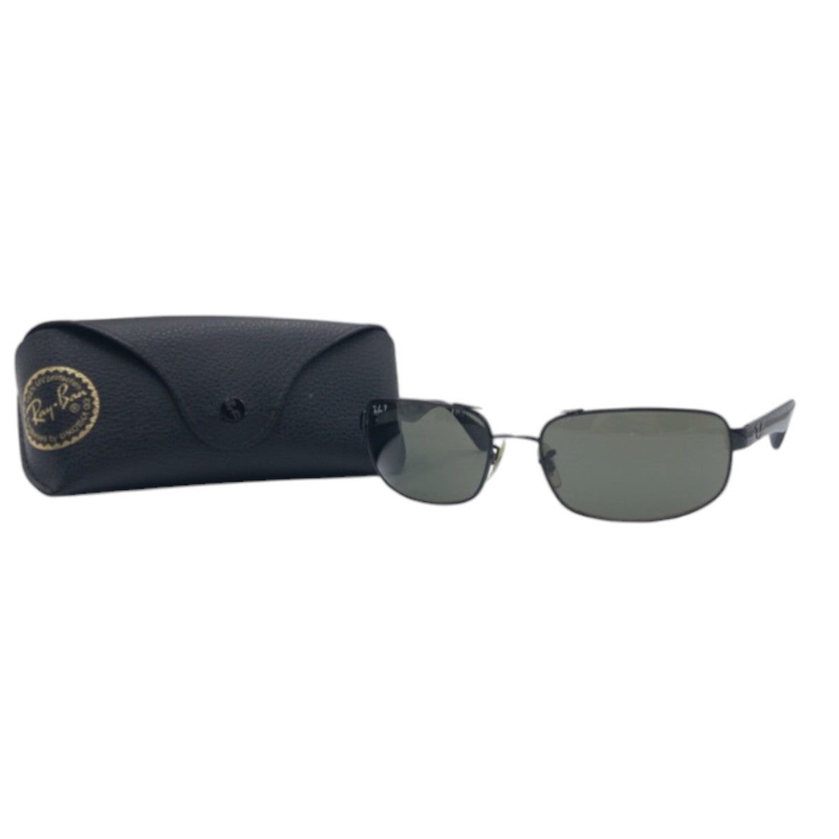 15804
Ray-Ban レイバン ブラック 黒 メタル RB3445 002/58 61□17 3P サングラス 偏光レンズ スクエア メンズ