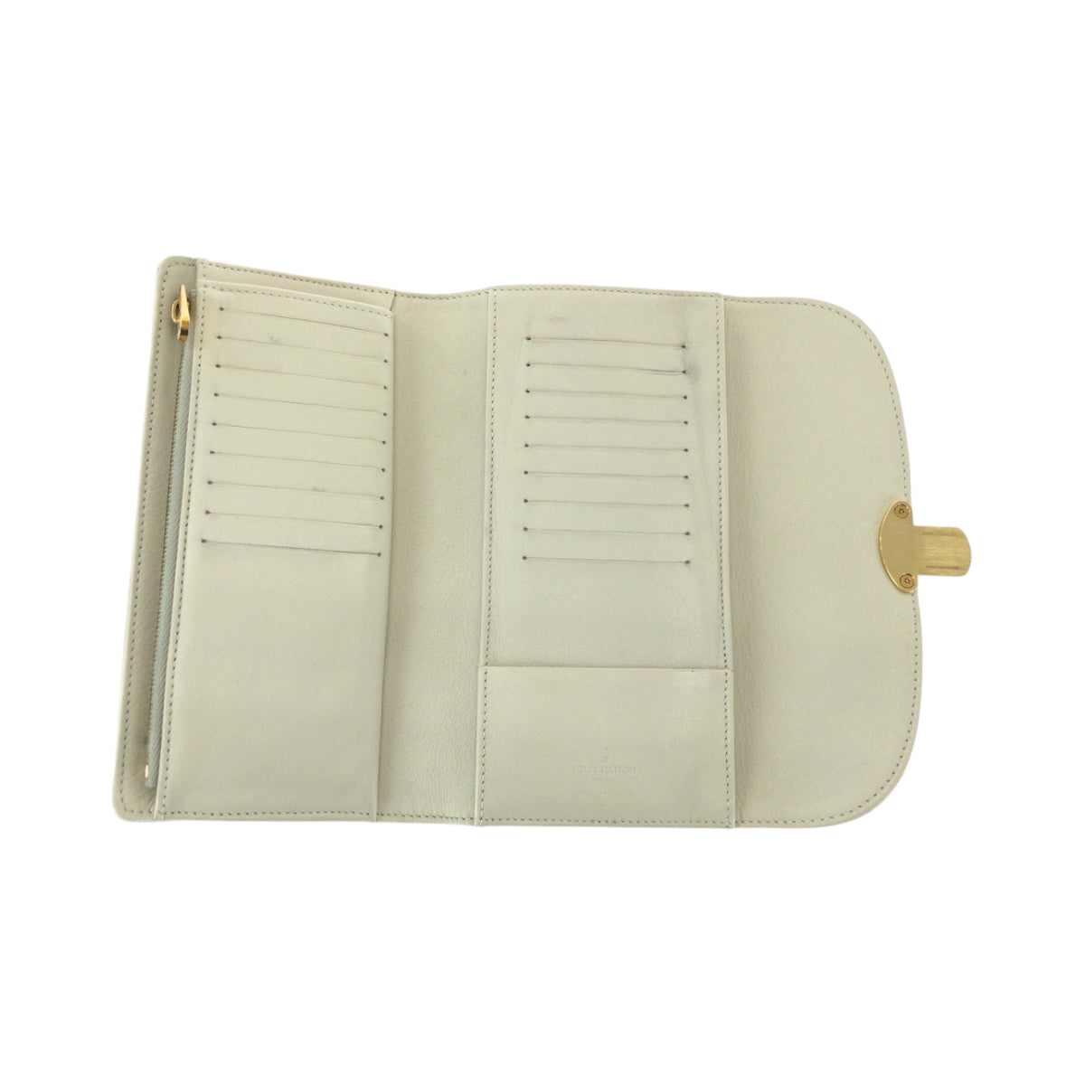 15938
LOUIS VUITTON ルイヴィトン モノグラム マヒナ ポルトフォイユ アメリア アイボリー ゴールド金具 レザー M58132 長財布 ロングウォレット レディース