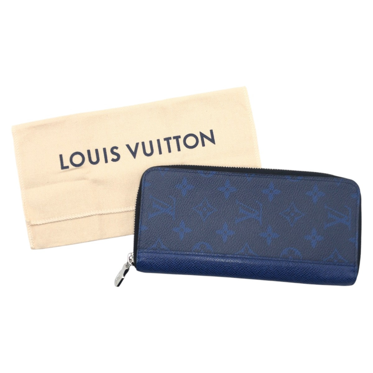 16037
LOUIS VUITTON ルイヴィトン モノグラム ジッピーウォレット ヴェルティカル ブルー PVC M30447 長財布 ロングウォレット メンズ
