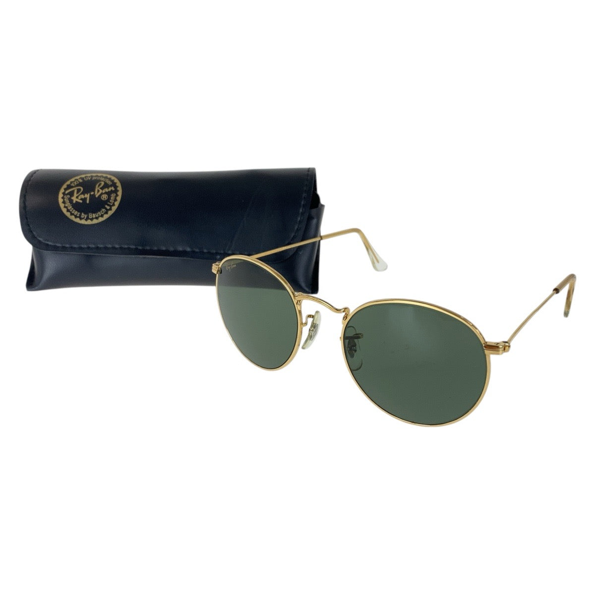 16147
Ray-Ban レイバン ヴィンテージ ボシュロム ゴールド メタル W0603 XOBK サングラス 男女兼用 ラウンド メンズ A18